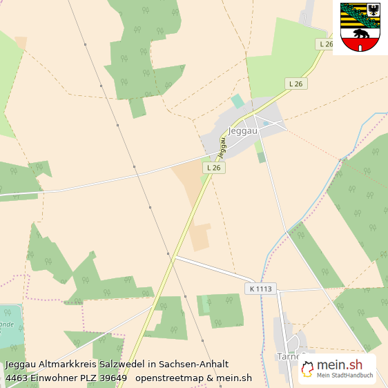 Jeggau Altmarkkreis Salzwedel Lageplan © Openstreetmap Contributors Jeggau Lageplan