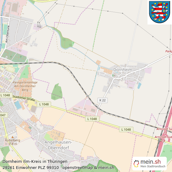 Dornheim Dorf Lageplan