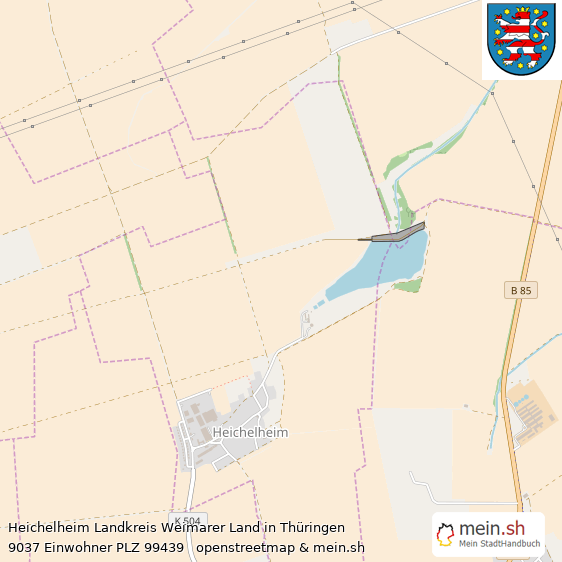 Heichelheim Kleines Dorf Lageplan