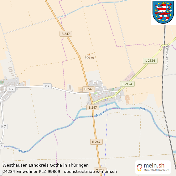 Westhausen Groe Landstadt Lageplan