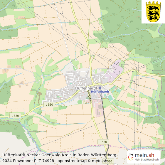 Hffenhardt Landstadt Lageplan