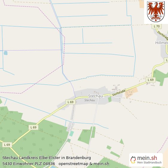 Stechau  Lageplan