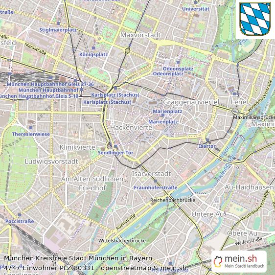 M?nchen Metropole Lageplan