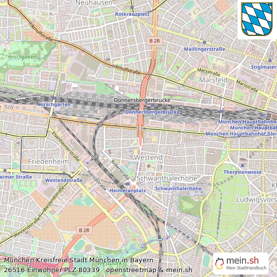 M?nchen Metropole Lageplan