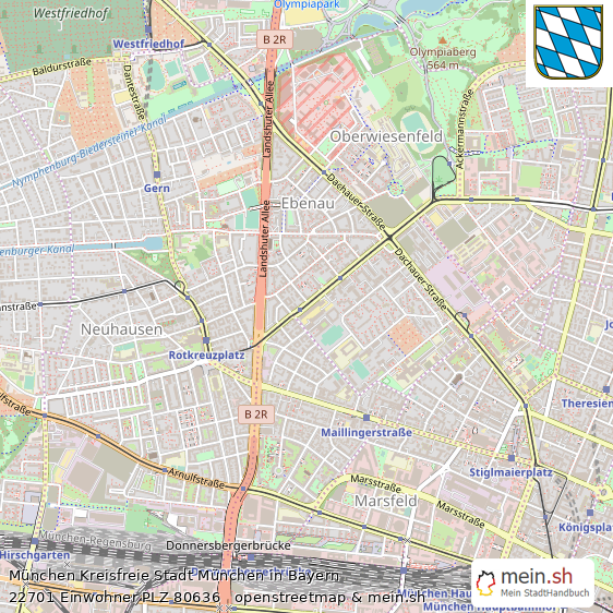 M?nchen Metropole Lageplan