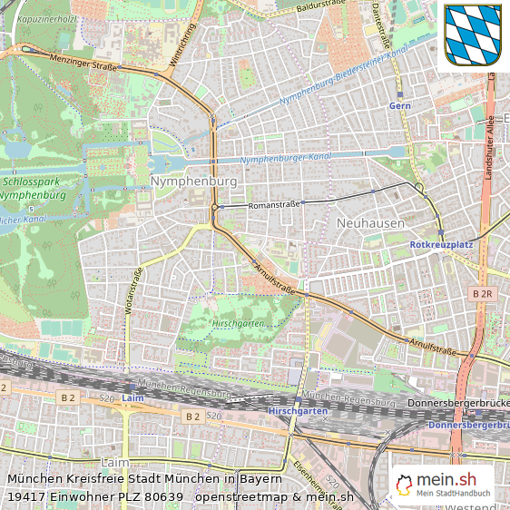M?nchen Metropole Lageplan