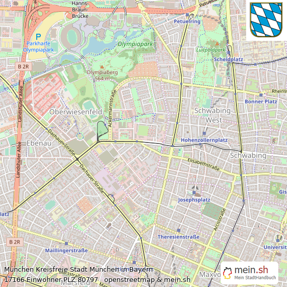 München Kreisfreie Stadt München Lageplan © Openstreetmap Contributors München Metropole Lageplan