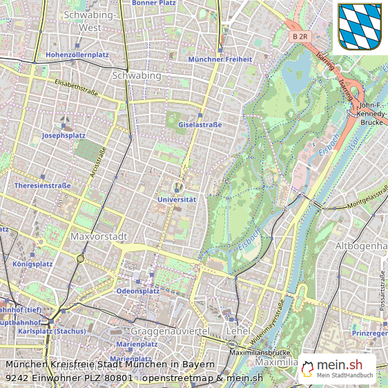 M?nchen Metropole Lageplan