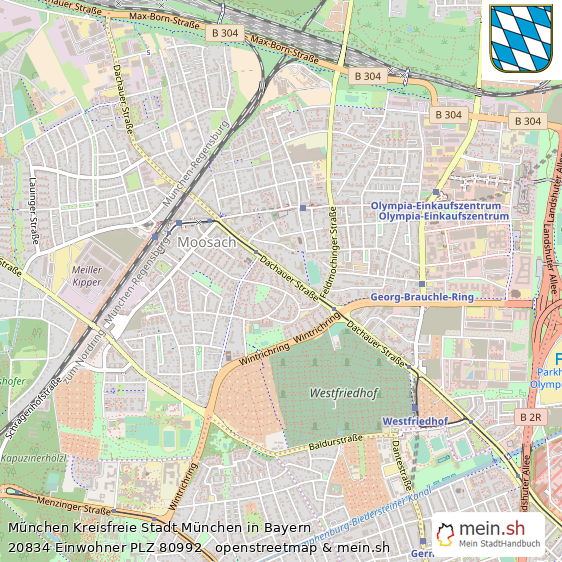 M?nchen Metropole Lageplan