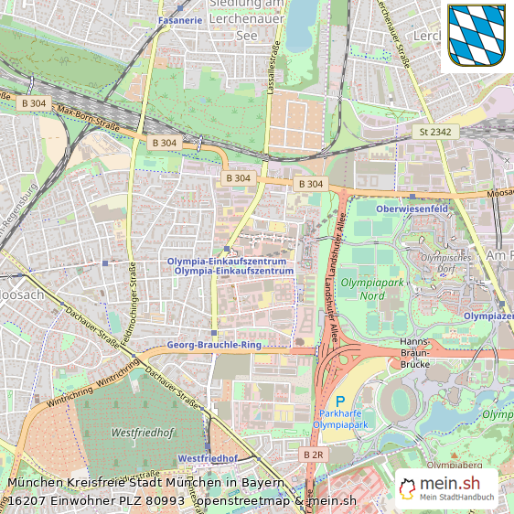 M?nchen Metropole Lageplan