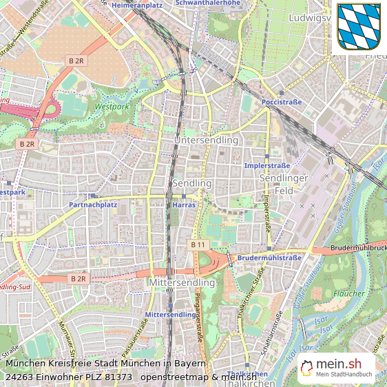 München Kreisfreie Stadt München Lageplan © Openstreetmap Contributors München Metropole Lageplan