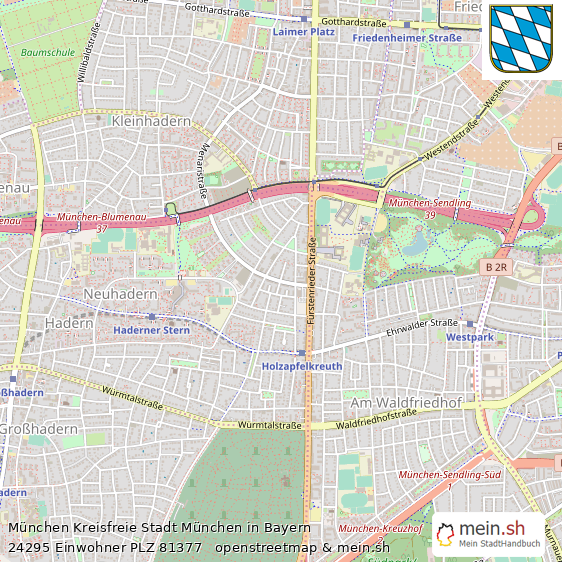 M?nchen Metropole Lageplan