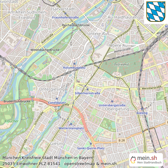 M?nchen Metropole Lageplan