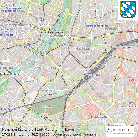 M?nchen Metropole Lageplan