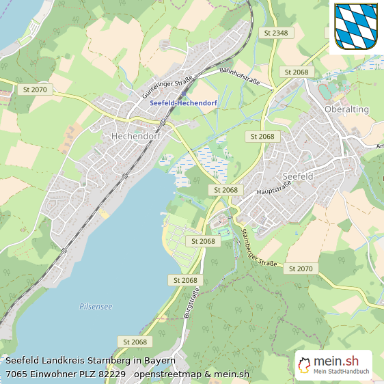 Seefeld Landkreis Starnberg Lageplan © Openstreetmap Contributors Seefeld Kleines Dorf Lageplan