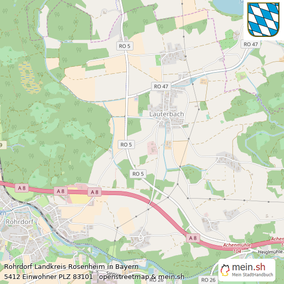 Rohrdorf Groes Dorf Lageplan