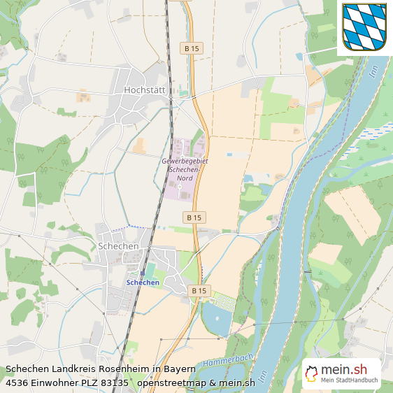 Schechen Landstadt Lageplan