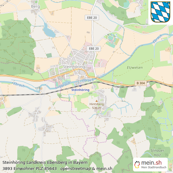 Steinhring Landstadt Lageplan