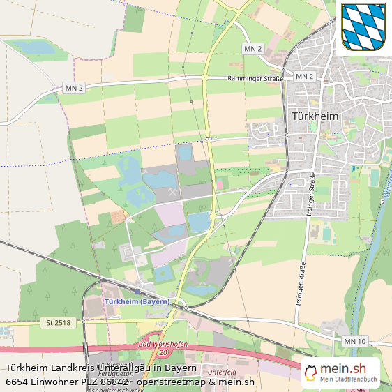 Trkheim Groe Landstadt Lageplan