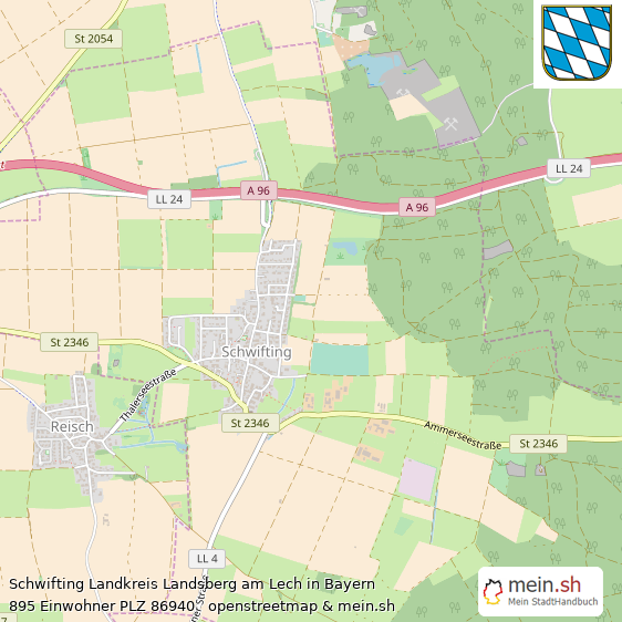 Schwifting Dorf Lageplan