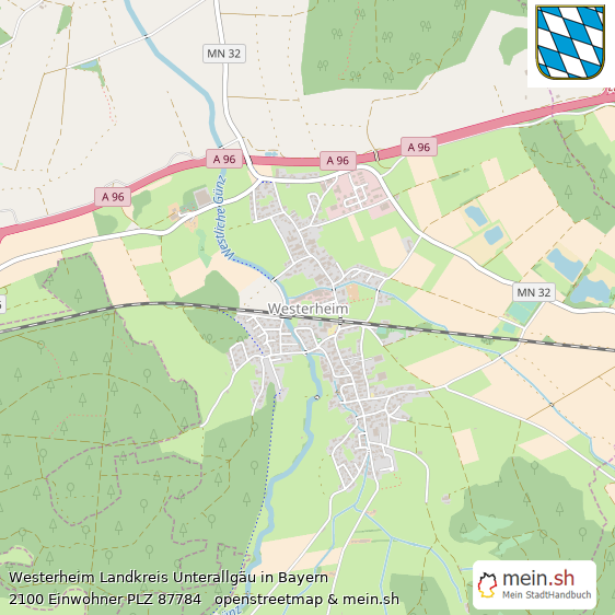 Westerheim Landstadt Lageplan