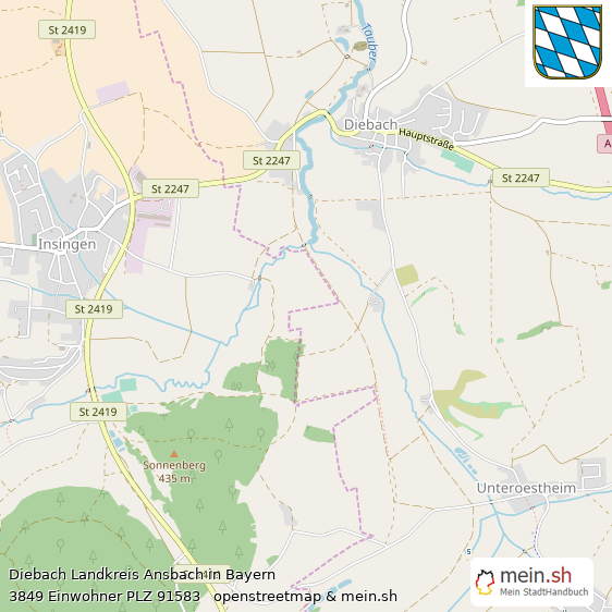 ᐅ Diebach 91583 › Ansbach › Bayern 2025