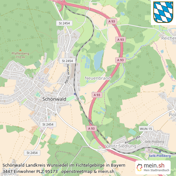 ᐅ Schönwald 95173 › Wunsiedel im Fichtelgebirge › Bayern 2023