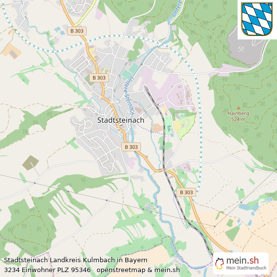 Stadtsteinach Landstadt Lageplan