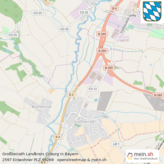 Groheirath Landstadt Lageplan