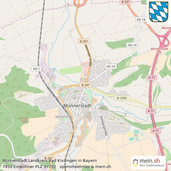 Mnnerstadt Groe Landstadt Lageplan