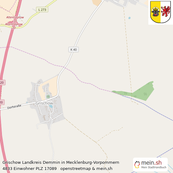 ᐅ Grischow 17089 › Demmin › MecklenburgVorpommern 2024