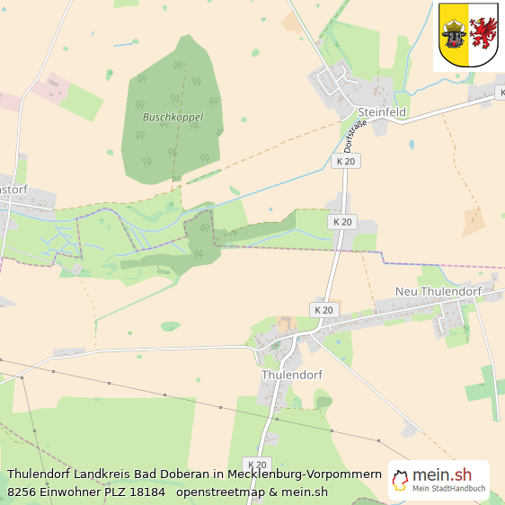 Thulendorf Landkreis Bad Doberan Lageplan © Openstreetmap Contributors Thulendorf Dorf Lageplan