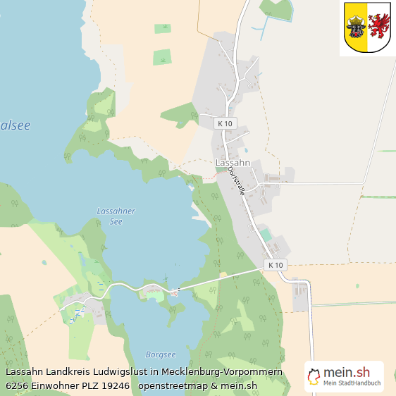Lassahn Landkreis Ludwigslust Lageplan © Openstreetmap Contributors Lassahn Lageplan