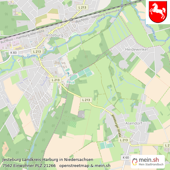Jesteburg Groe Landstadt Lageplan