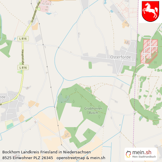 Bockhorn Groe Landstadt Lageplan