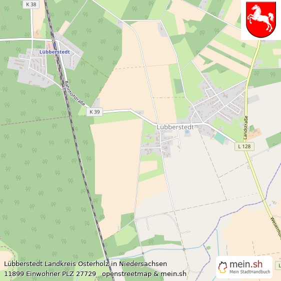 Lbberstedt Dorf Lageplan