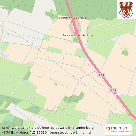 Sch?nwald Landstadt Lageplan