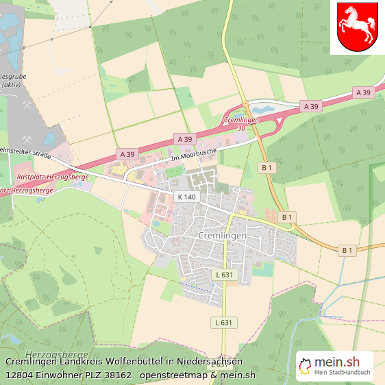 ᐅ Cremlingen 38162 › Wolfenbüttel › Niedersachsen 2024