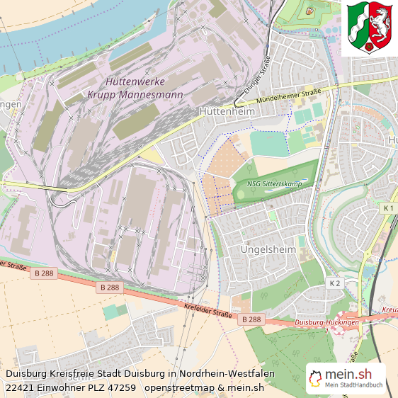 Duisburg Kreisfreie Stadt Duisburg Lageplan © Openstreetmap Contributors Duisburg Großstadt Lageplan