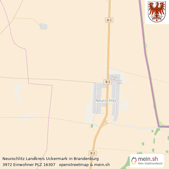 Neurochlitz Landkreis Uckermark Lageplan © Openstreetmap Contributors Neurochlitz Lageplan