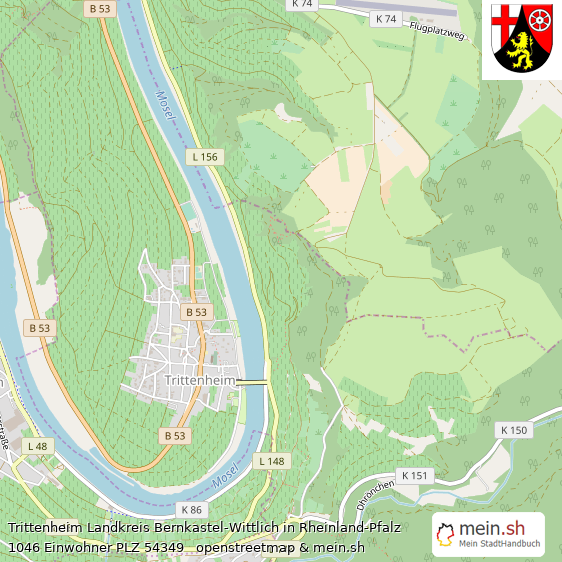 Trittenheim Groes Dorf Lageplan