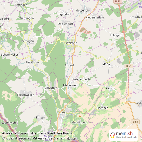 Alsdorf Kleine Mittelstadt Karte