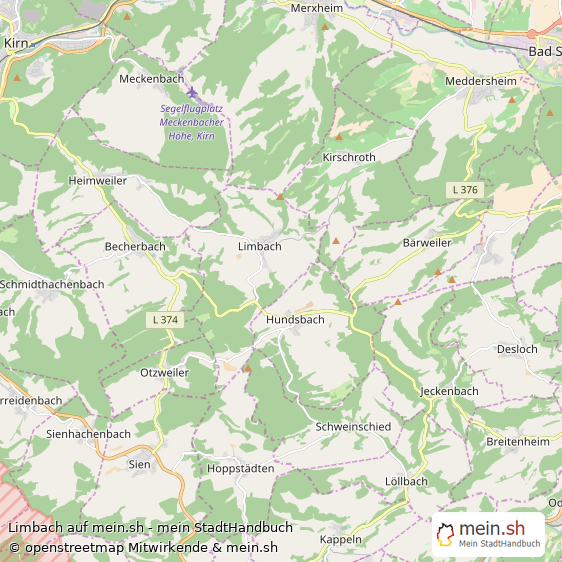 Limbach Kleines Dorf Karte