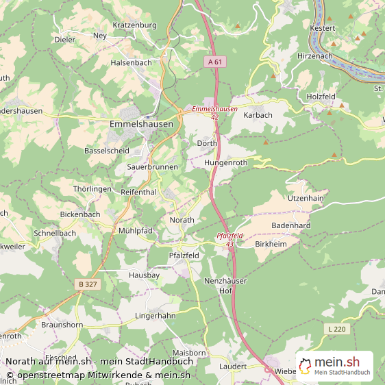 Norath Kleines Dorf Karte