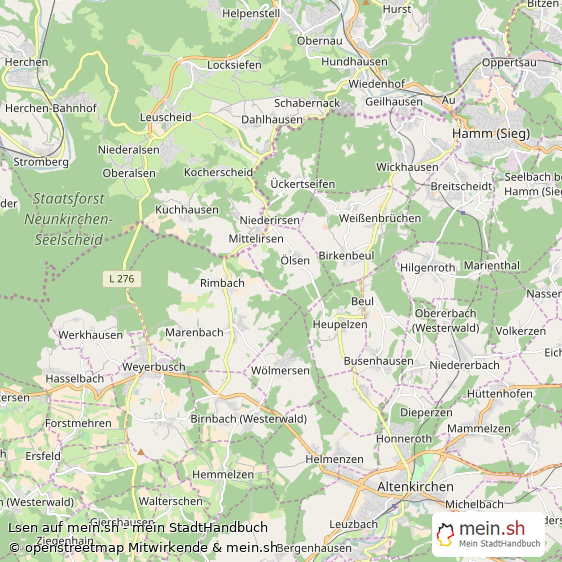 lsen Kleines Dorf Karte