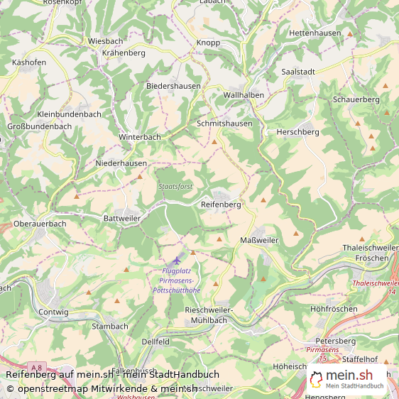 Reifenberg Dorf Karte