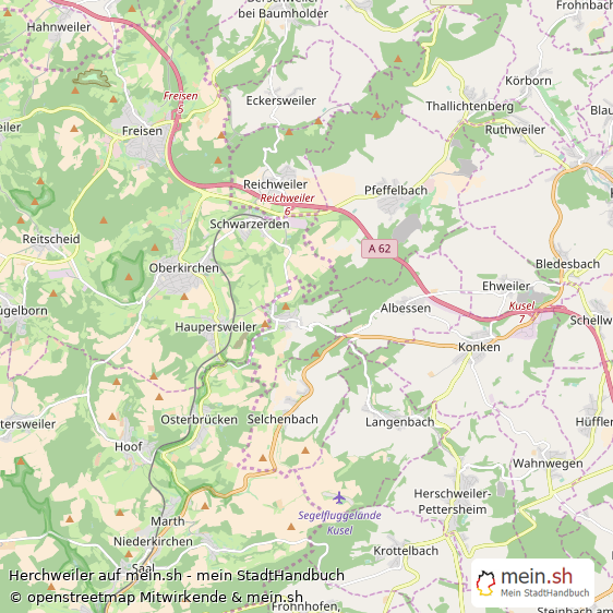 Herchweiler Dorf Karte