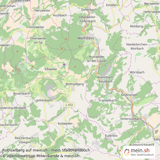 Rothselberg Dorf Karte