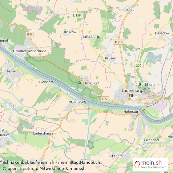 Schnakenbek Landkreis Herzogtum Lauenburg Landkarte © Openstreetmap Contributors Schnakenbek Dorf Karte