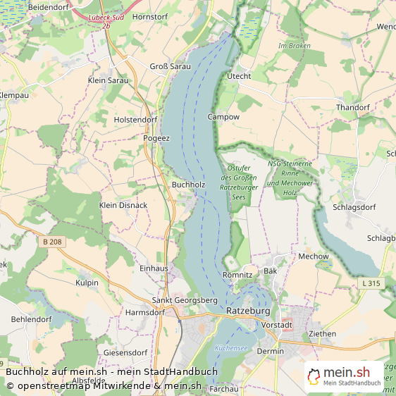 Buchholz Gro?es Dorf Karte